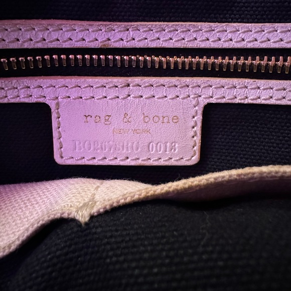 New York Designer Rag & Bone Pilot Black Leather Bag - Picture 3 of 16